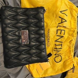 Valentino Vanille Black Leather Bag